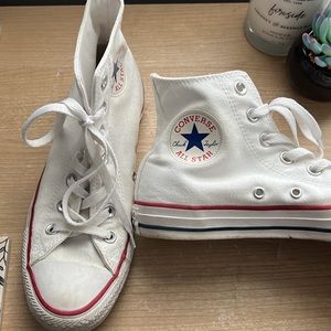 white high top converse